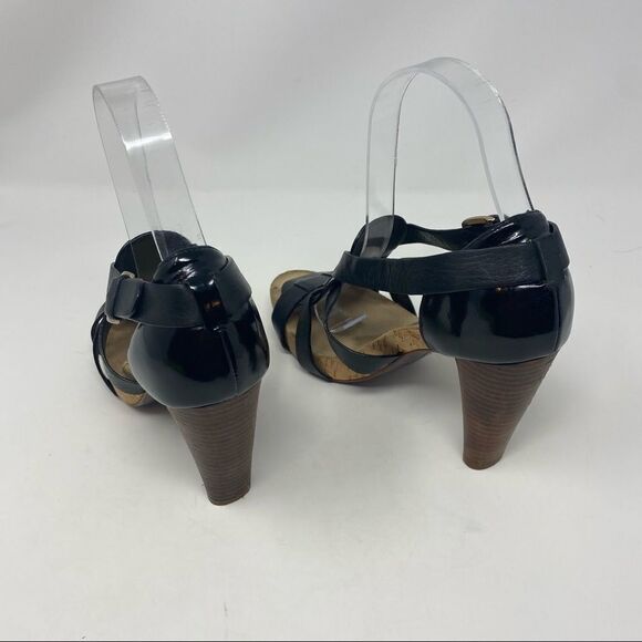 Cole Haan Black Leather Heels- Size 7.5 - Picture 5 of 13